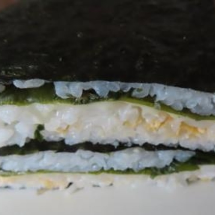 海苔とチーズでご飯サンド